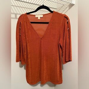 Michael Kors Terracotta Blouse